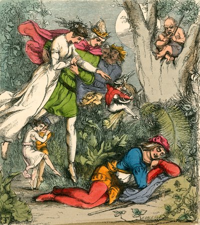 Il sogno di Robin Goodfellow della Terra delle Fate da John Franklin