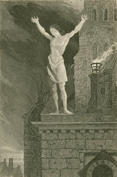 Solomon Eagle che denuncia la città da John Franklin