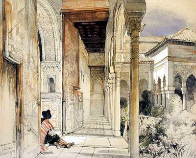 Ingresso alla Sala degli Abencerrajes, da 