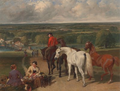 Esercizio dei cavalli reali da John Frederick Herring