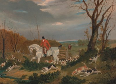 La caccia nel Suffolk: andando a coprire vicino a Herringswell da John Frederick Herring