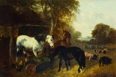 Scena di fattoria da John Frederick Herring Junior