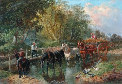 Attraversando il ruscello da John Frederick Herring Junior