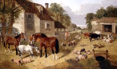 Scena di cortile da John Frederick Herring Jnr