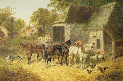 Cavalli in bardatura da John Frederick Herring Junior