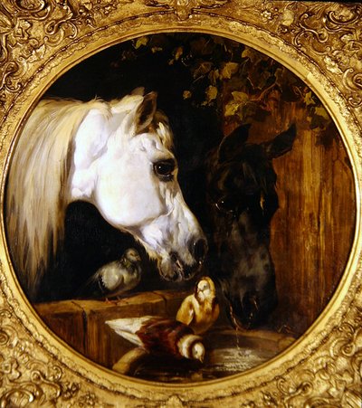 Nella stalla da John Frederick Herring Senior