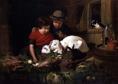 Amatori di conigli da John Frederick Herring Senior