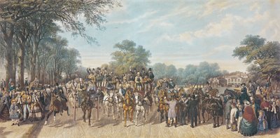 Ritorno dal Derby, 1862 da John Frederick Herring Senior