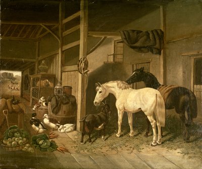 Interno di una stalla da John Frederick Herring Senior