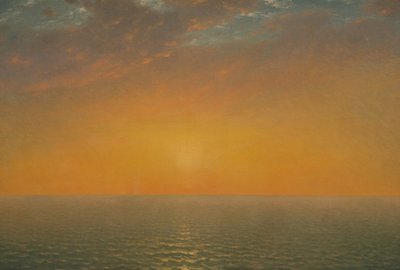 Tramonto sul mare da John Frederick Kensett