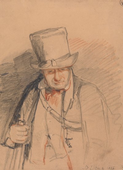 Un capo guardiano, Castello di Windsor, 1826 da John Frederick Lewis