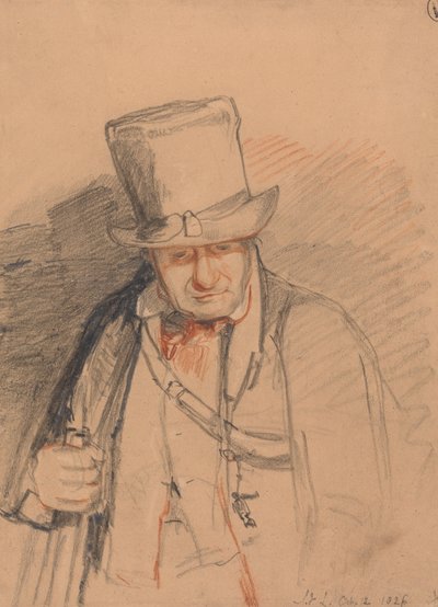 Un capo guardiano, Castello di Windsor, 1826 da John Frederick Lewis