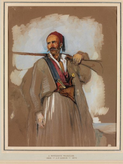 Un guerriero suliota da John Frederick Lewis