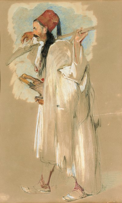 Un guerriero Suliote da John Frederick Lewis