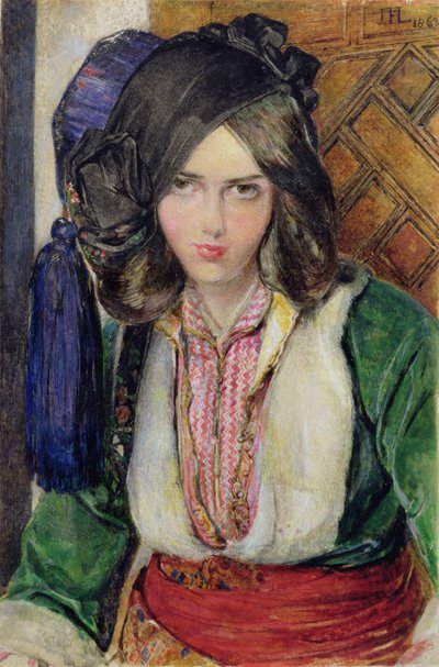 Una ragazza turca da John Frederick Lewis