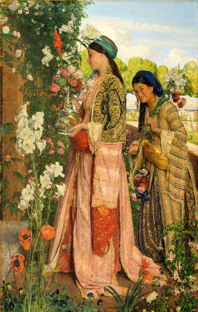 Lilium Auratum, 1871 da John Frederick Lewis