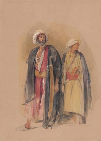 Sheik Hussein di Gebel Tor e Suo Figlio da John Frederick Lewis