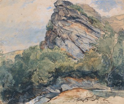 St. Goarhausen sul Reno tra Coblenza e Magonza da John Frederick Lewis