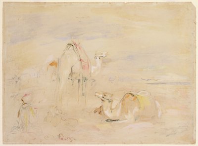 Studio per una sosta nel deserto da John Frederick Lewis