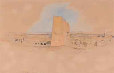 Tempio di Edfou, Alto Egitto da John Frederick Lewis