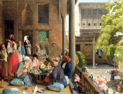 Il pasto di mezzogiorno, Il Cairo da John Frederick Lewis