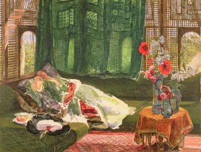 La siesta, c.1876 da John Frederick Lewis