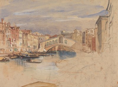 Venezia: Il Canal Grande e il Rialto da John Frederick Lewis