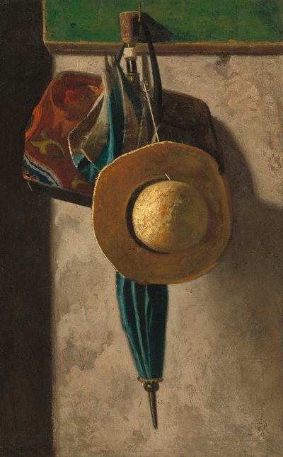Cappello di Paglia, Borsa e Ombrello da John Frederick Peto