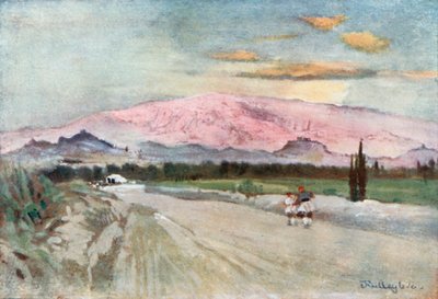 Atene dalla strada per Eleusi da John Fulleylove