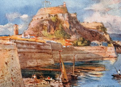 Corfù. Il Vecchio Forte dal Sud da John Fulleylove