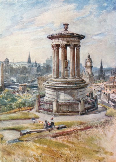 Edimburgo da Calton Hill da John Fulleylove
