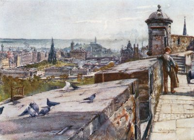 Edimburgo dal Castello da John Fulleylove