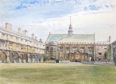 Sala del Trinity College, Cambridge, 1889 da John Fulleylove