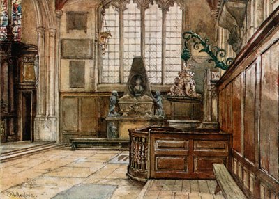 Interno di Allhallows, Barking-by-the-Tower da John Fulleylove