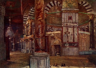 Interno della Cupola della Roccia da sud-est, 1902 da John Fulleylove