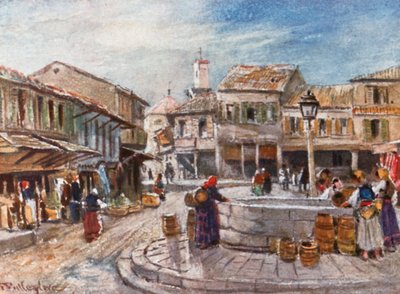 Kalamata sul Golfo di Messene da John Fulleylove