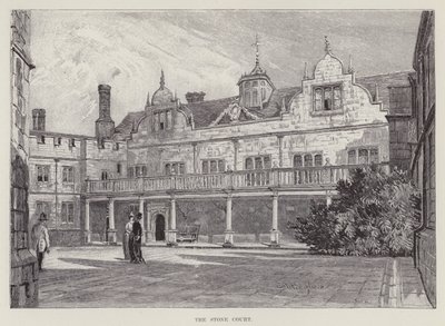 Casa Knole, Il Cortile di Pietra da John Fulleylove