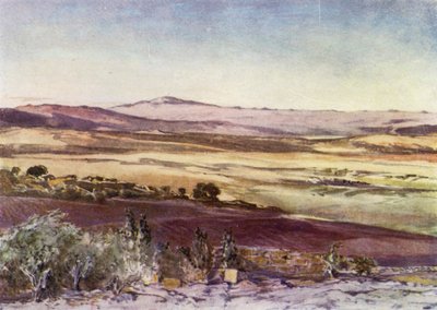 Monte Hermon, dalle pendici del Tabor da John Fulleylove