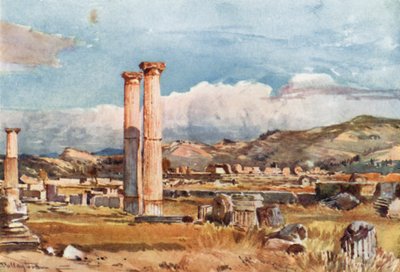 Olimpia. La Palestra e i resti del Tempio di Zeus da John Fulleylove