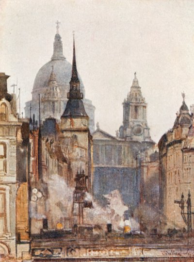 Cattedrale di San Paolo, da Ludgate Circus da John Fulleylove