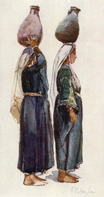 Studi di donne contadine siriane da John Fulleylove
