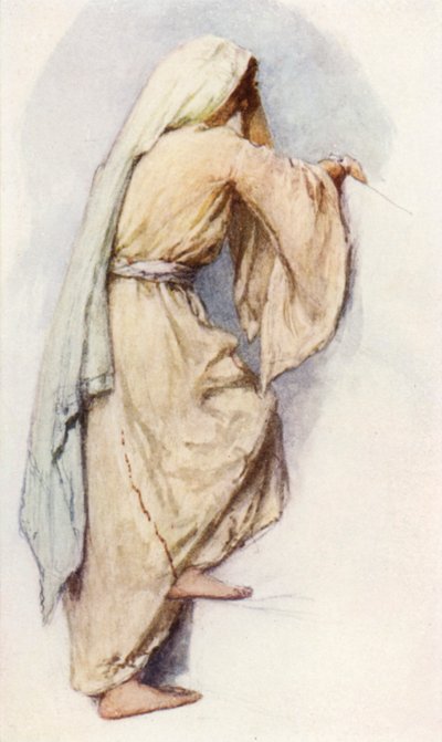 Studio per abito festivo delle donne siriane da John Fulleylove