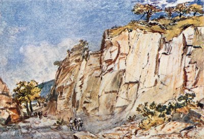 Le antiche cave sul Monte Pentelikon da John Fulleylove