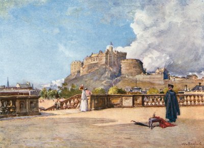 Il castello dalla terrazza dell