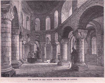 La Cappella nella Torre Bianca, Torre di Londra da John Fulleylove