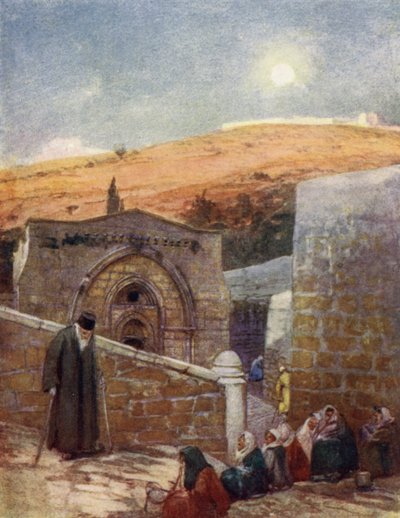 La Cappella della Tomba della Vergine ai piedi del Monte degli Ulivi da John Fulleylove