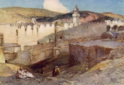 La moschea di Hebron sopra la Grotta di Macpela da John Fulleylove