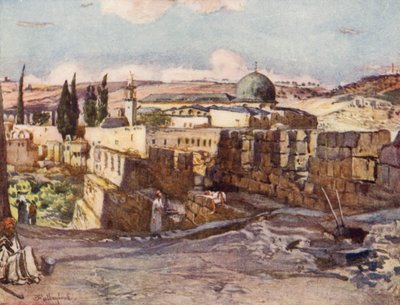 La moschea di El Aksa, dall