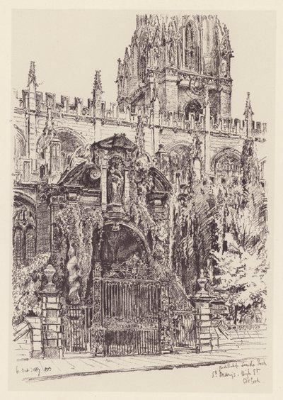 Il portico di Santa Maria da John Fulleylove