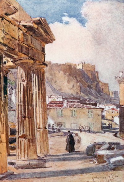 Il portico di Atena Archegetis da John Fulleylove